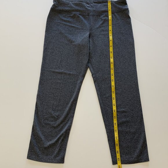 OshKosh/Champion 2 Girls Leggings. Size 14/16. Gray. Pink Splatter. Stretchy - Picture 2 of 10